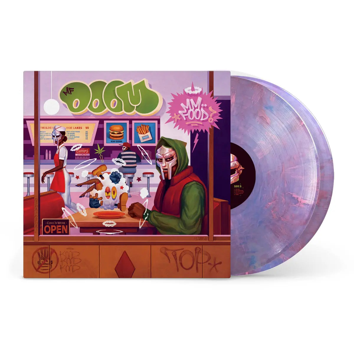 MF Doom - Mm...Food (2LP Swirled Purple Vinyl/20th Anniversary Edition/Case Wrapped Tip-on Gatefold Vinyl Sleeve)
