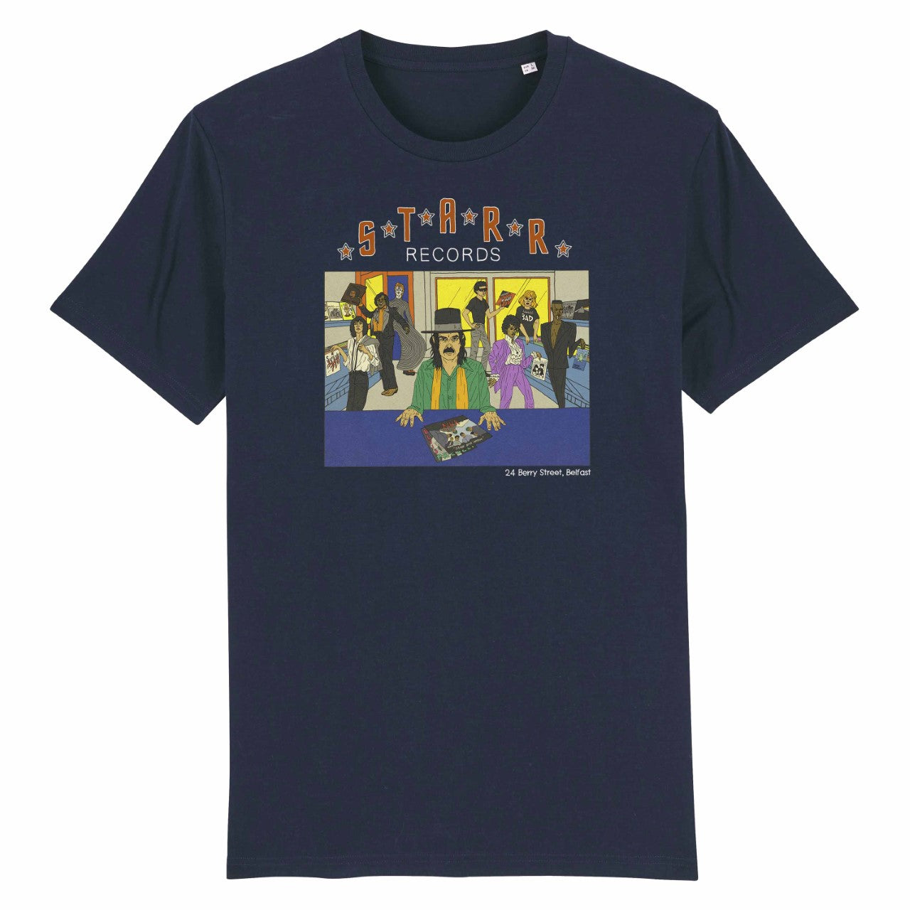 STARR RECORDS SHOP T-SHIRT by Micheal Eaton