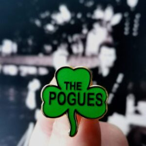 The Pogues - Shamrock Logo Metal Pin Badge