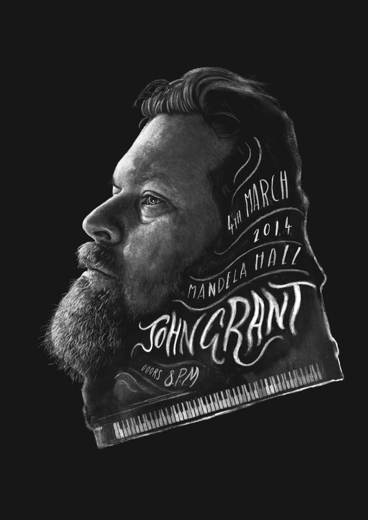 John Grant A3 Print by Peter Strain